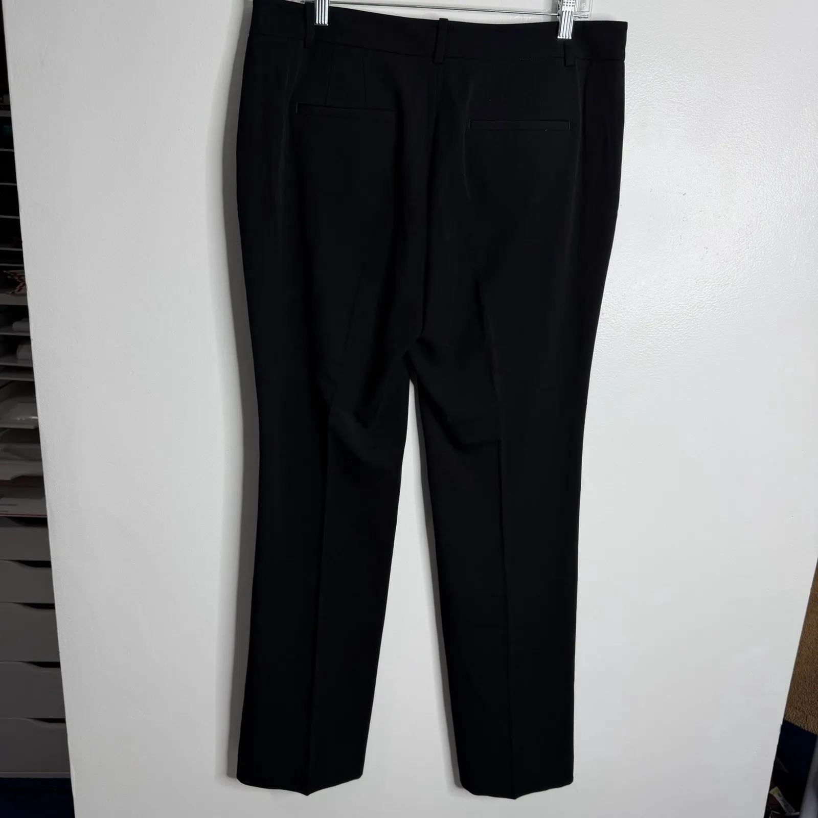 White House Black Market The‎ Boot Black Trouser Dress Pant Size 14 Workwear - Image 2