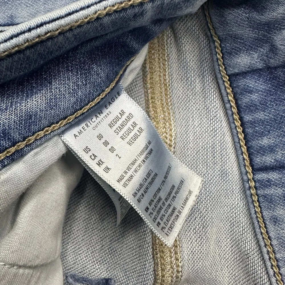 American Eagle Outfitters Stretch Distressed Jeans - Image 8