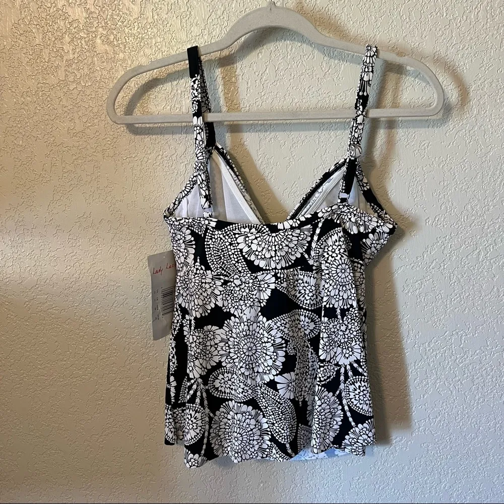 Penbrooke Patterned Tankini Swimsuit Set Size 10 - Image 7