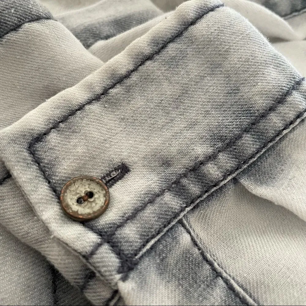 BDG light denim button down long sleeved shirt - Image 12