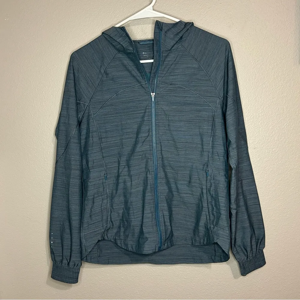 Athleta Racer Running Free full zip windbreaker running jacket women’s size XS - Image 4