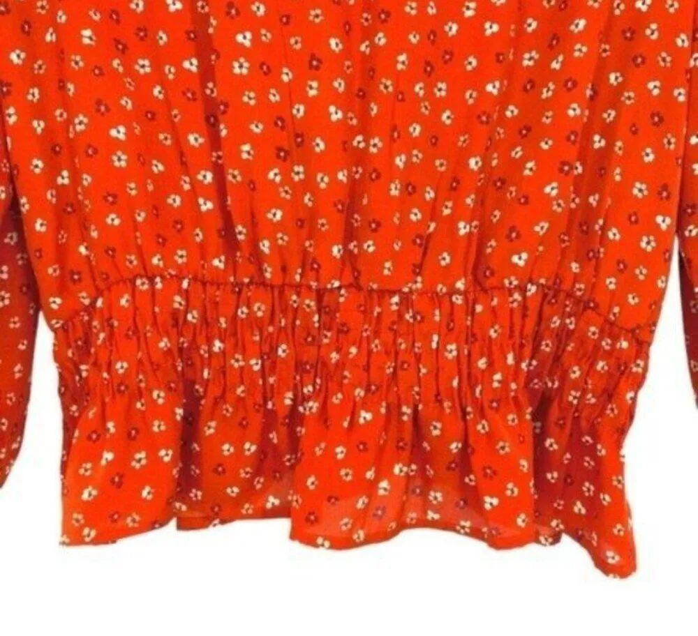 Stella Luce Floral Peplum Blouse - Image 10