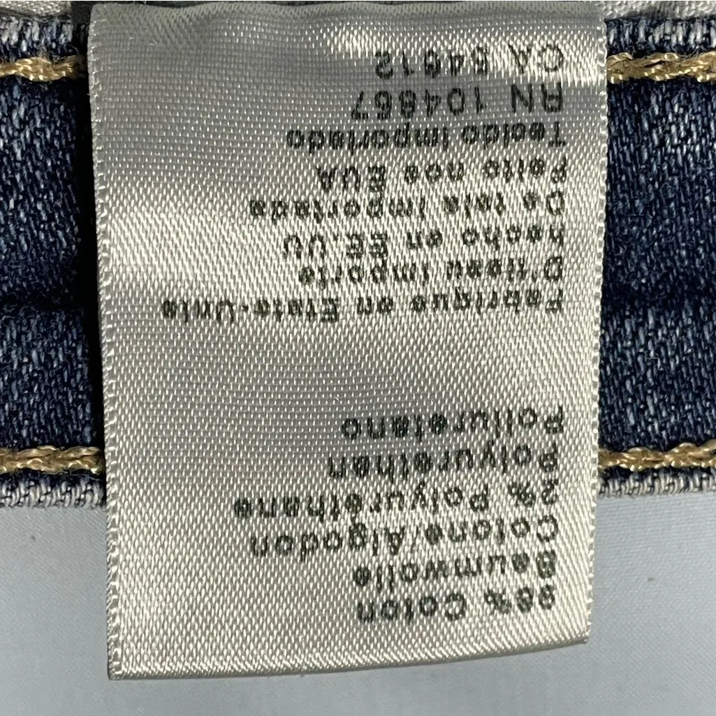 AG The Stilt Cigarette Leg Jeans Women 29 Medium Blue USA Made - Image 11