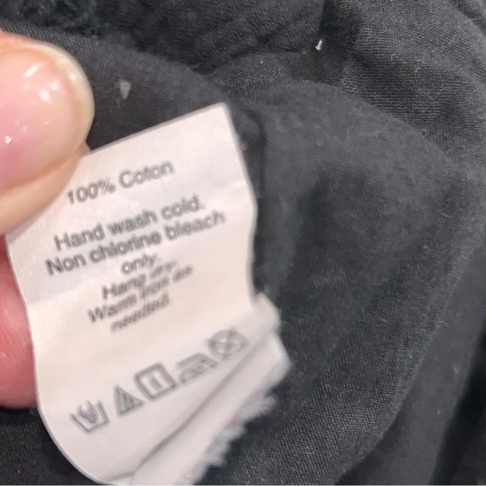 Madewell Black Hideaway Fringe Textured Gauze Mini Skirt size 2 - Image 10