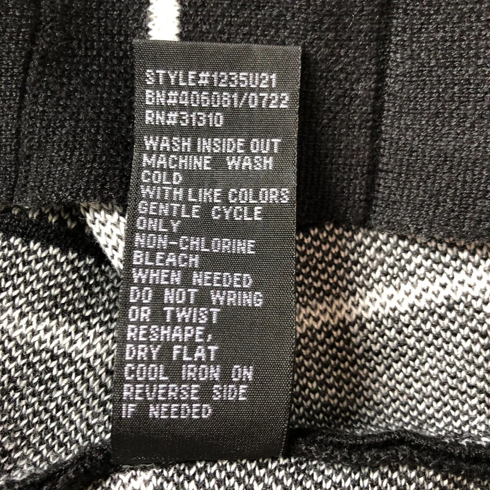 BCX Womens Dress 1X Black Plus Plaid Skirt Fit Flare 3/4 Sleeve Sweater‎ NWT - Image 6