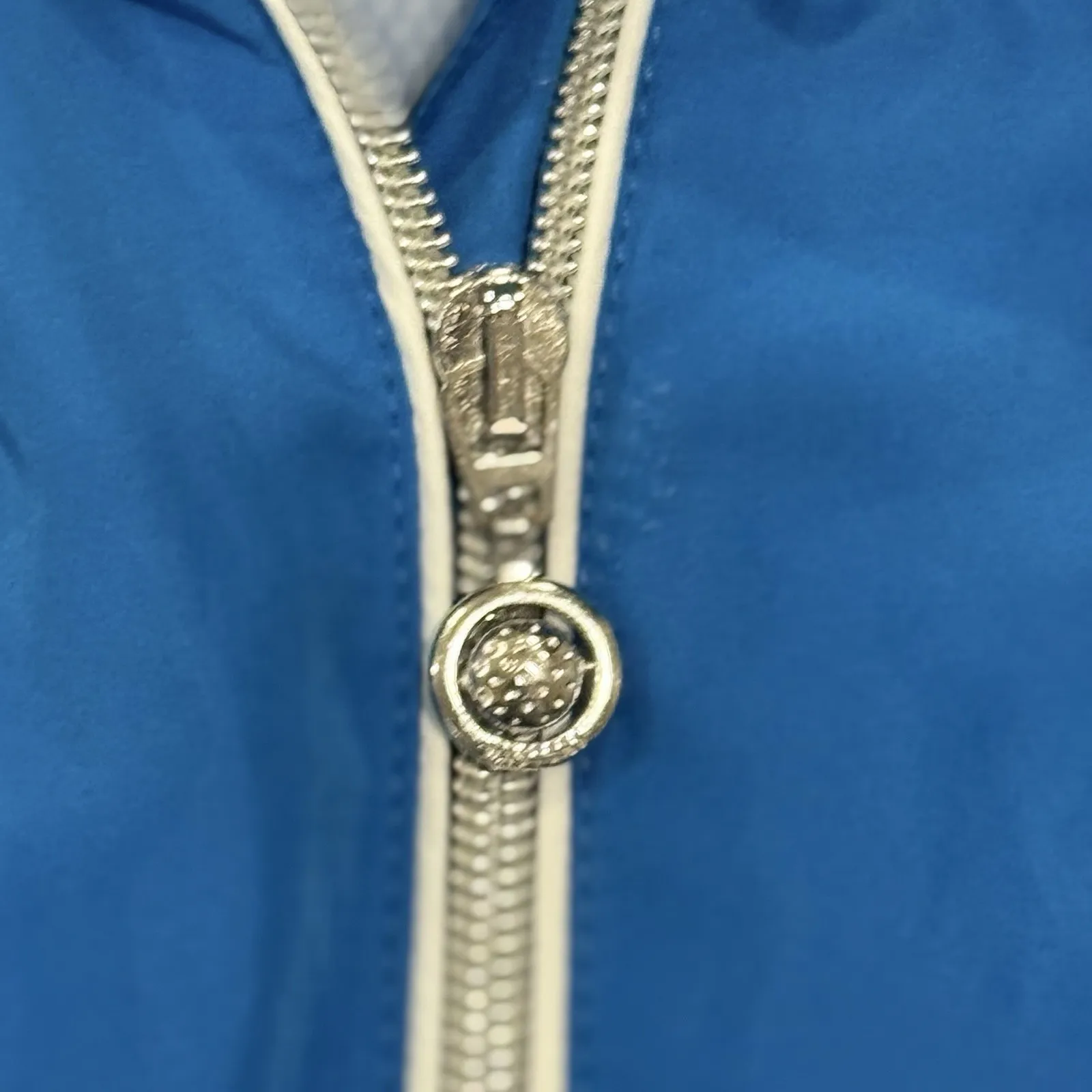 Masters Golf Fashion Alaska Vest Womens 14 Orange Full Zip Fleece Windstopper Blue - Image 4