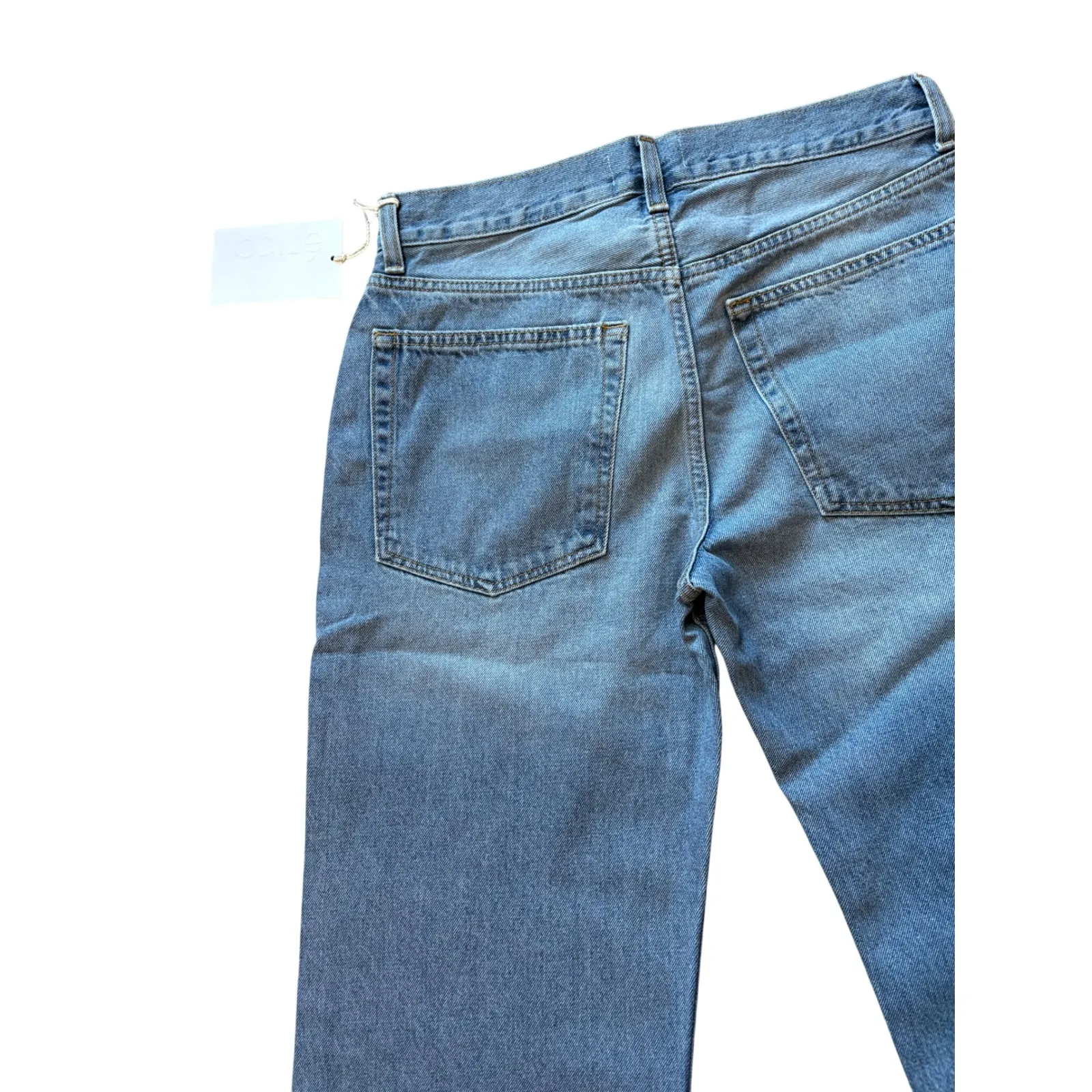 Etica Womens Amis Relaxed Boot Atwater Jeans‎ Light Wash Denim Size 28 NWT Blue - Image 5