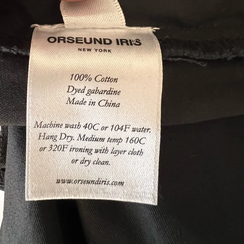 NWOT Orseund Iris Work Wear Belted Jumpsuit In Black Size Small. Kylie - Image 14