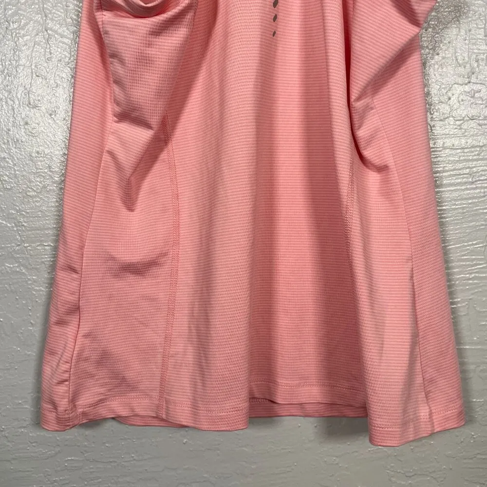 Women M Pink Stripe Racerback Tank Top Athletic Workout Outdoor - Image 6