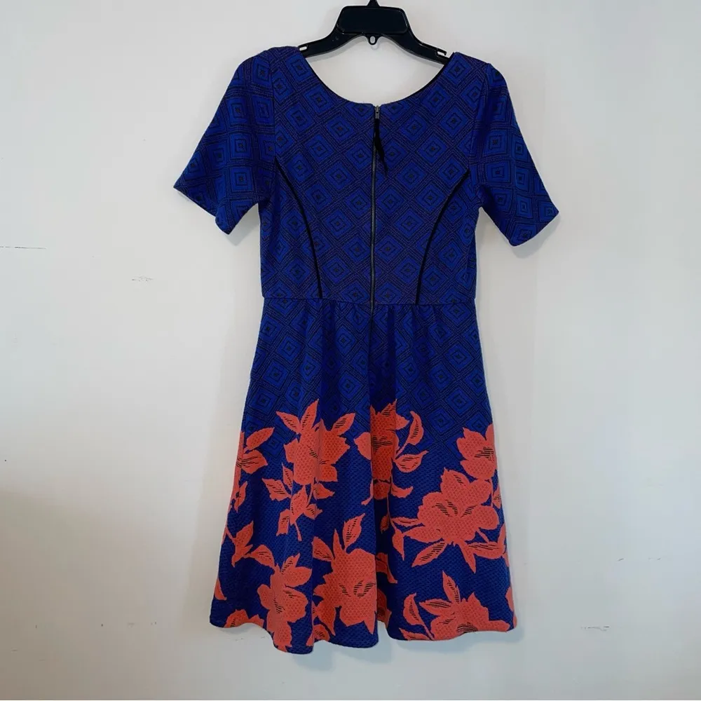 ANTHROPOLOGIE HD in Paris Blushed Blooms Fit and Flair Dress Size Small - Image 10