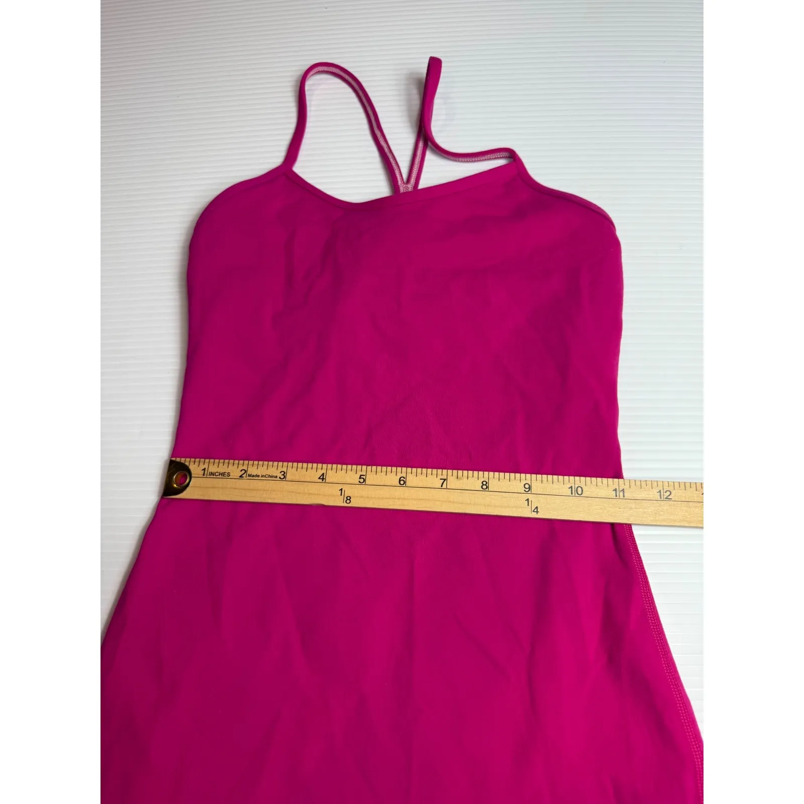 Lululemon Cool Racerback Tank Top Raspberry Pink‎ Athletic Yoga Workout - Image 3