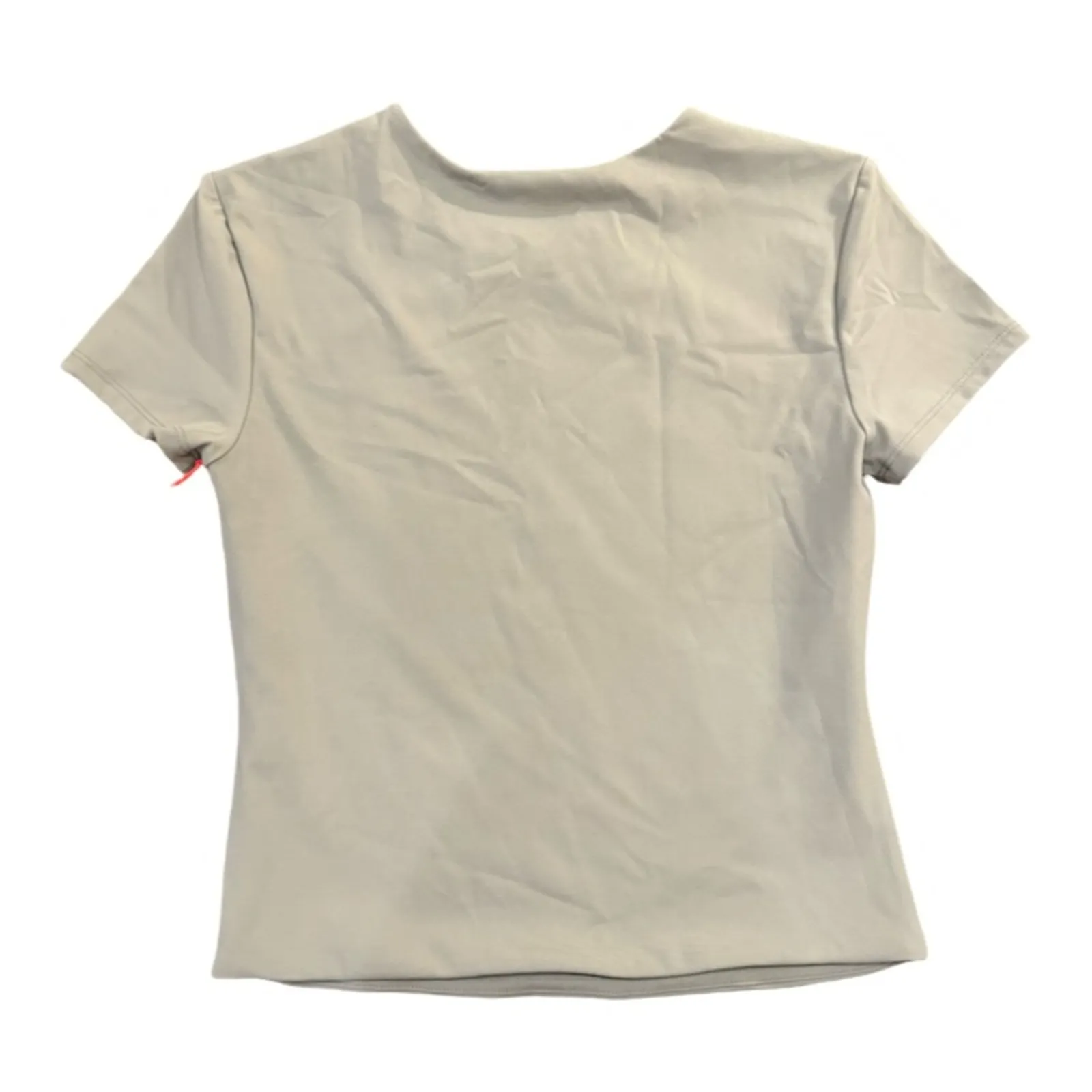 Open Edit Women's Sage Green Short Sleeve Top - Green Halo Size S - Image 3