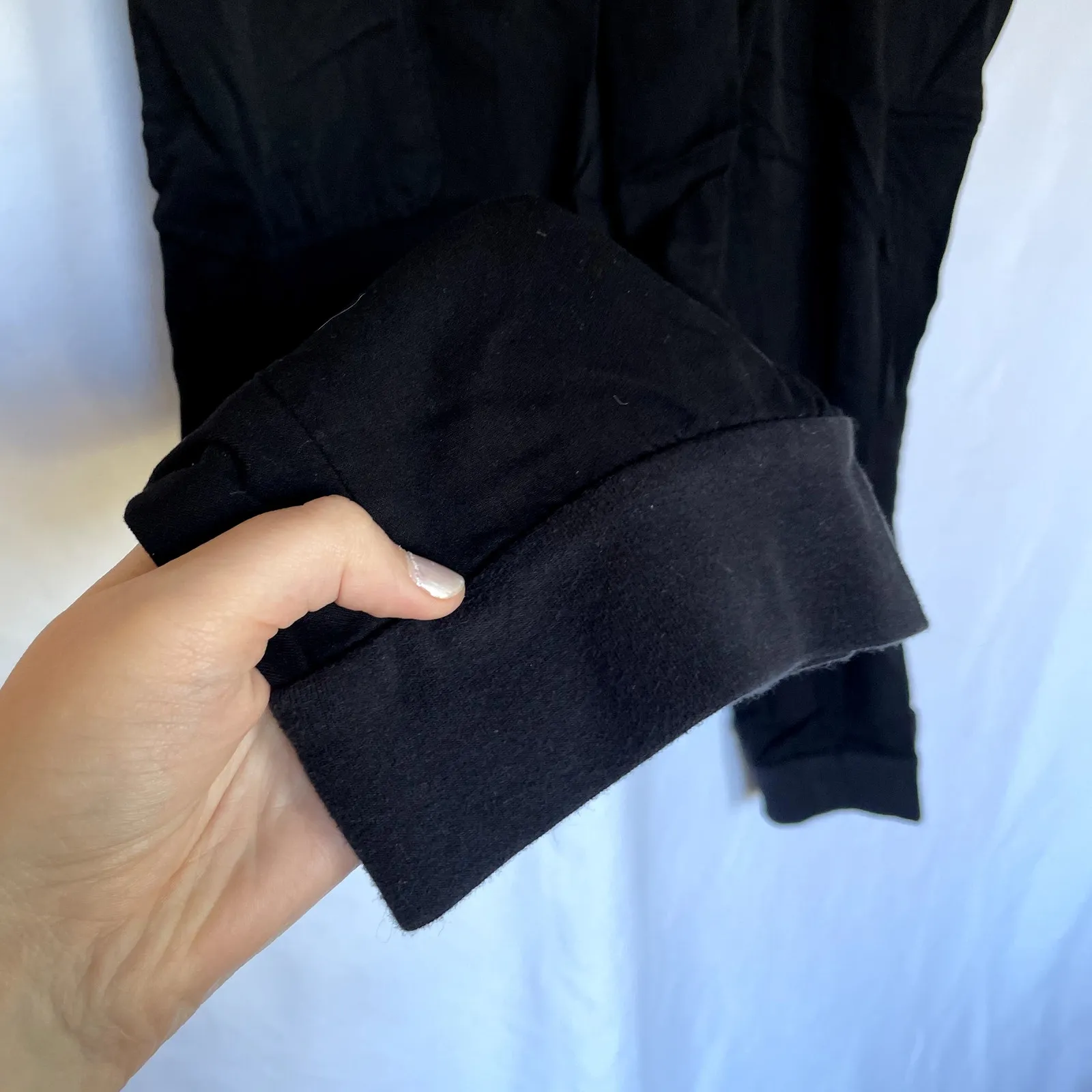 Torrid black rayon spandex casual women's size 3X comfortable drawstring pants - Image 3