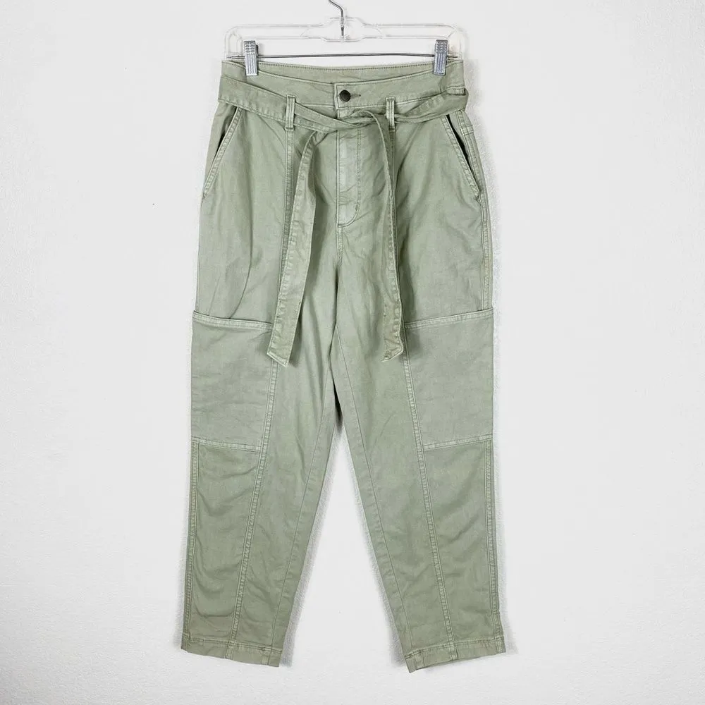 Universal Thread Pale Sage Green Belted Utility Cargo Pants - Image 2