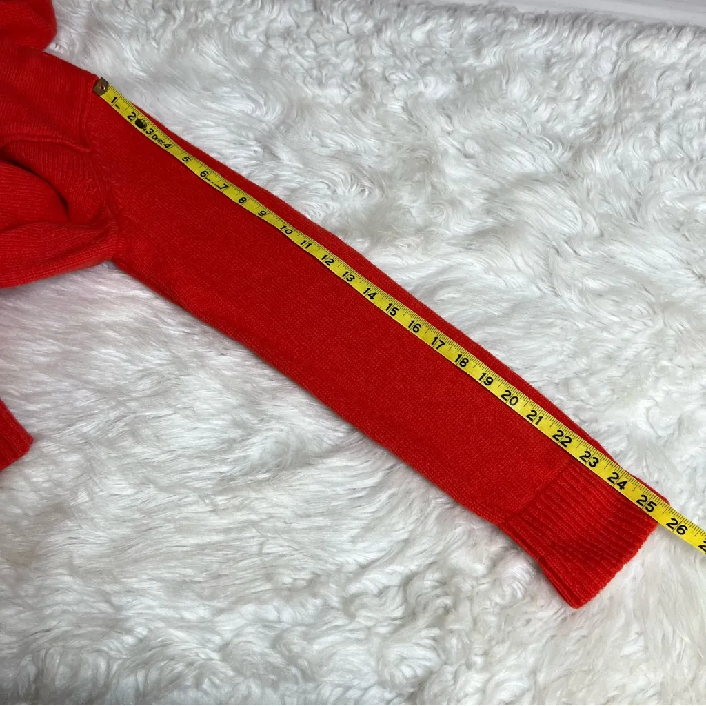 Lauren Ralph Lauren Lamb’s Wool Hooded Sweater Coat Horn Toggle Buttons Wmns XL - Image 9