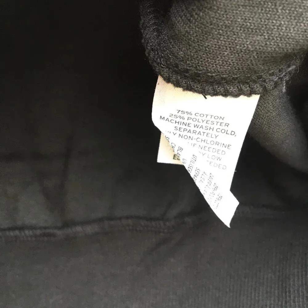 NEW Treasure & Bond Women's Size Medium Black Velour Treatment Hoodie Jacket - Image 5