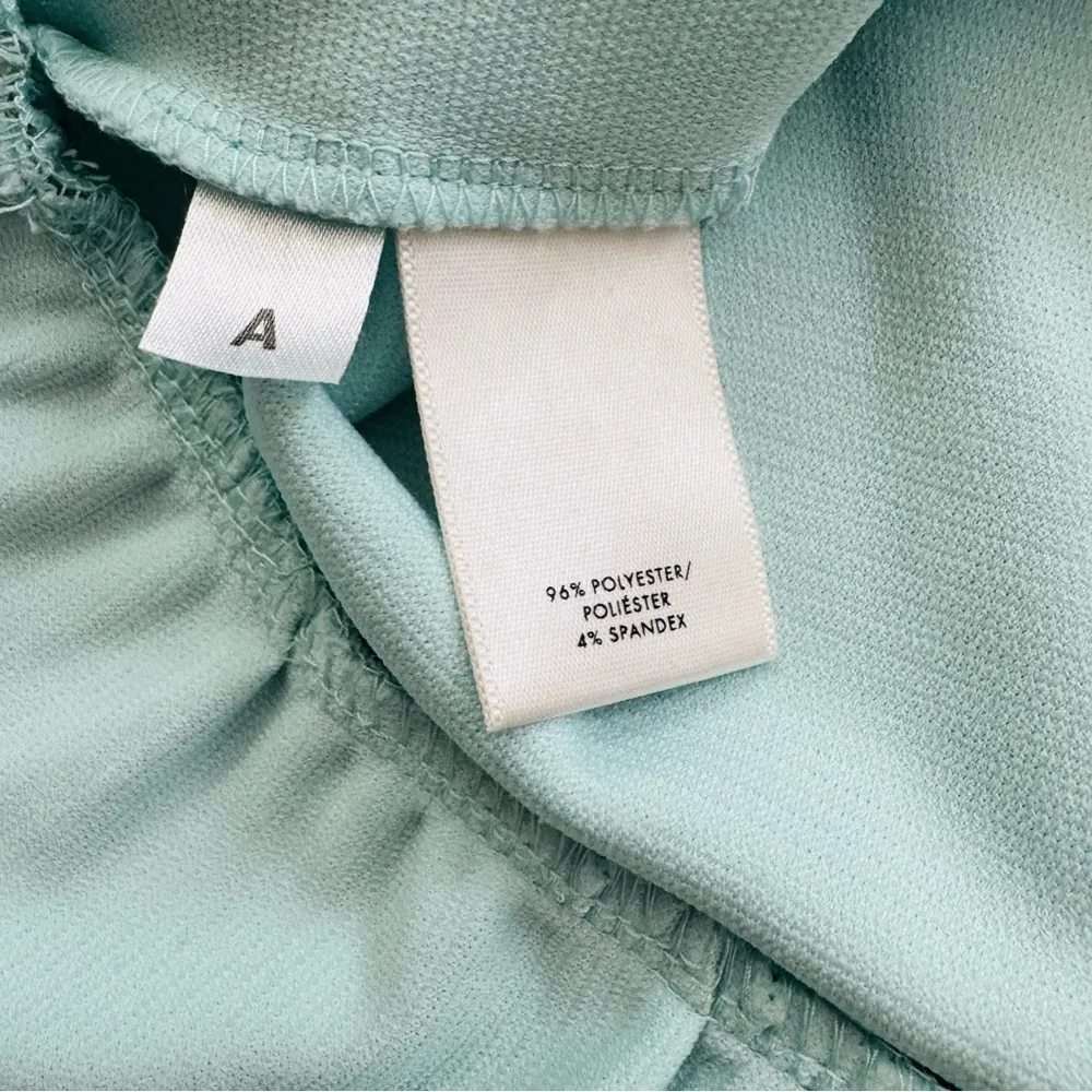 turquoise top with ruffle hem, size M - Image 9