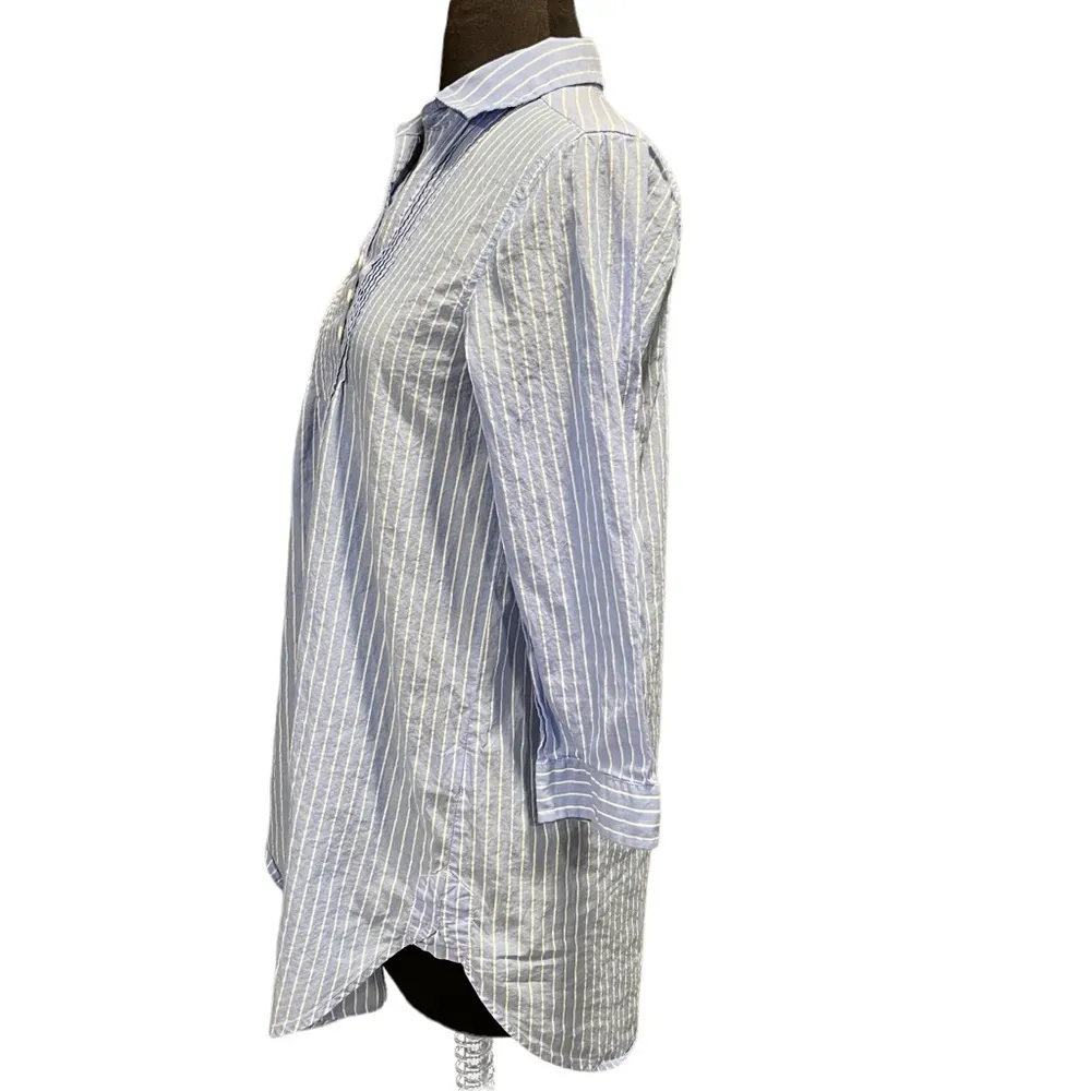 Vineyard Vines Blue & White Stripe Tunic Beach Coverup Mini Dress size XS - Image 8