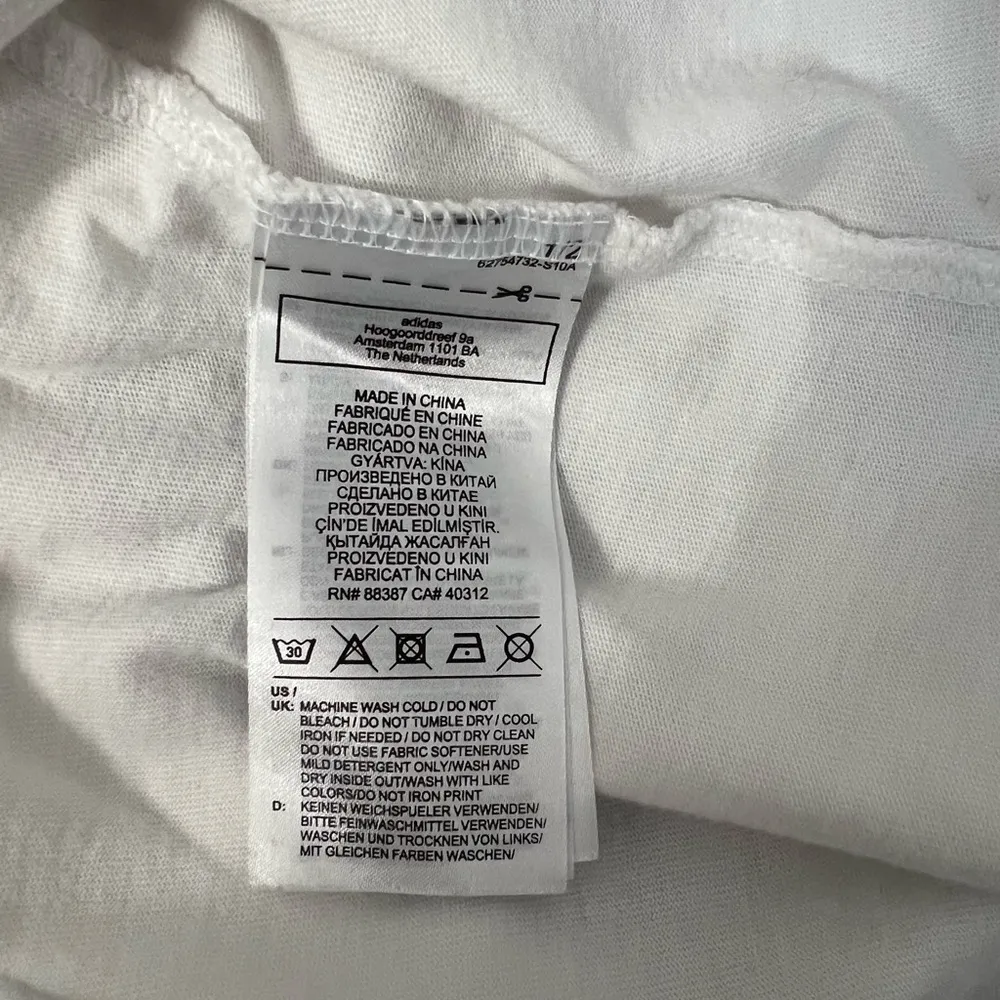 Adidas Studio London Her White Floral Graphic T-shirt - Size S - Image 5