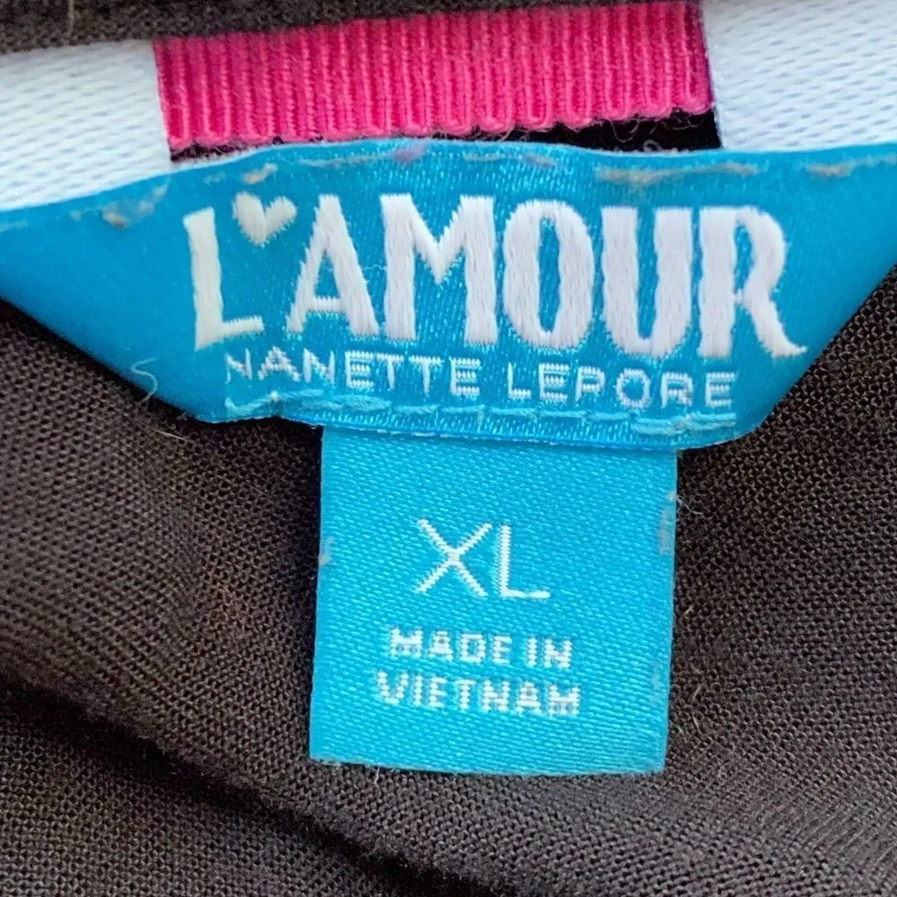 L'Amour Nanette‎ LePore Shorts Romper Black Size XL - Image 3