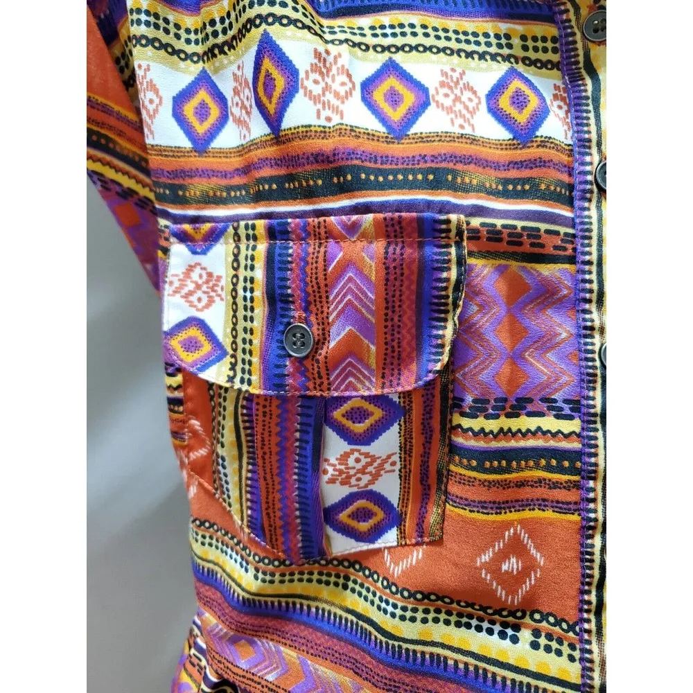 Speed Control Women's Multicolor Polyester Cap Sleeve Knee Length Dress Size 3X - Image 5