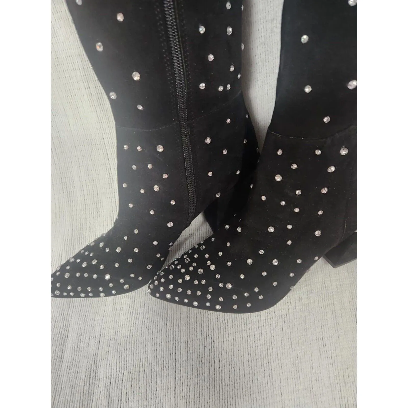 Free People FP Collection - Diamante Dream Boots Size 9.5 - Image 8