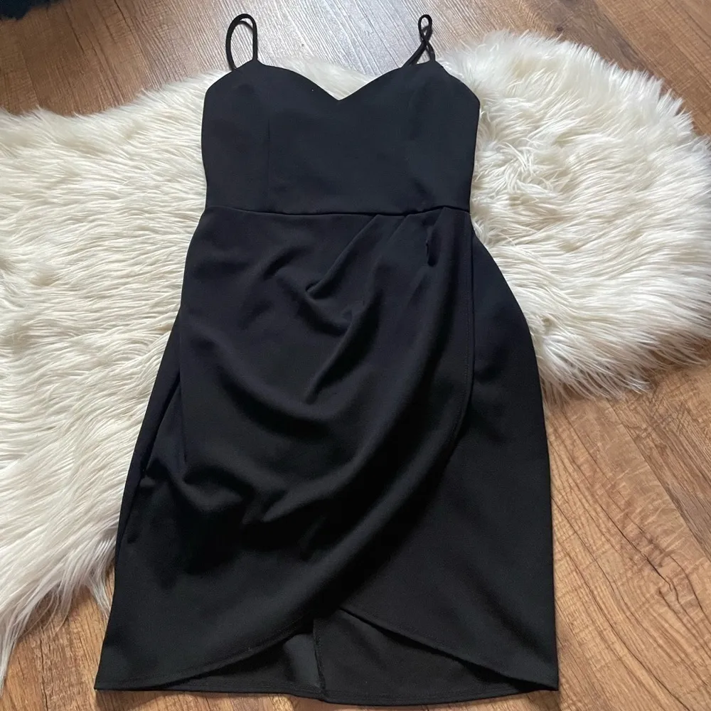 LULU’S Forever Your Girl Black Bodycon Dress - Image 3