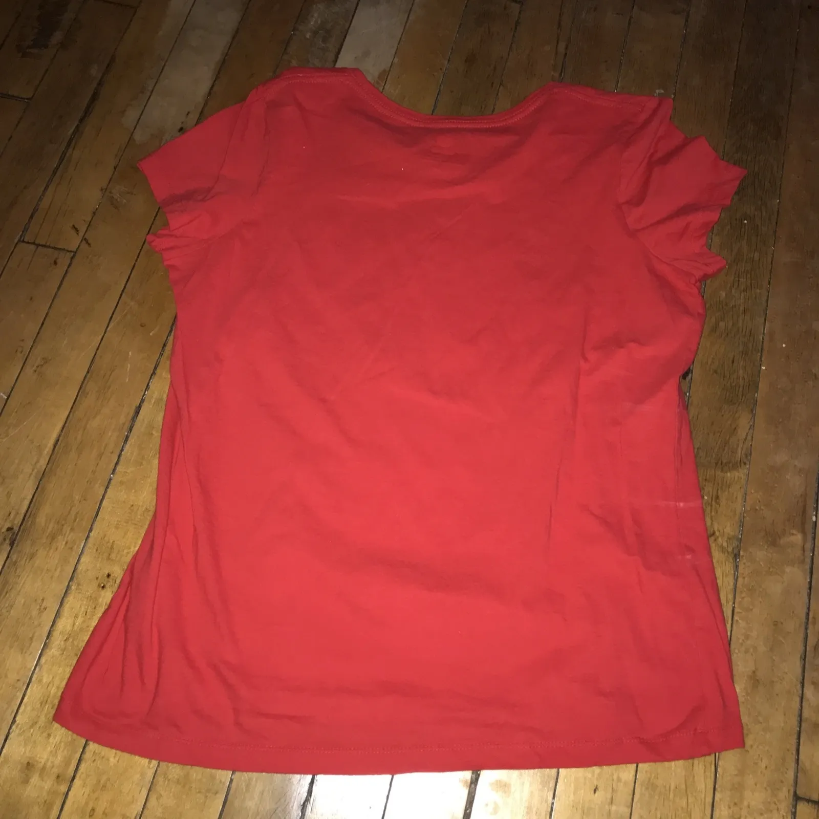 Detroit Red Wings Womens XL Red Logo Tee By NHL - Image 4