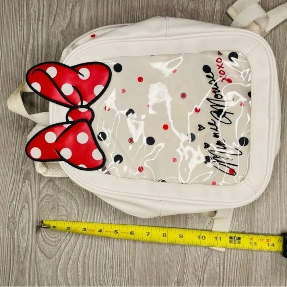 Walt Disney World Minnie Mouse Backpack purse inside removable drawstring bag - Image 2