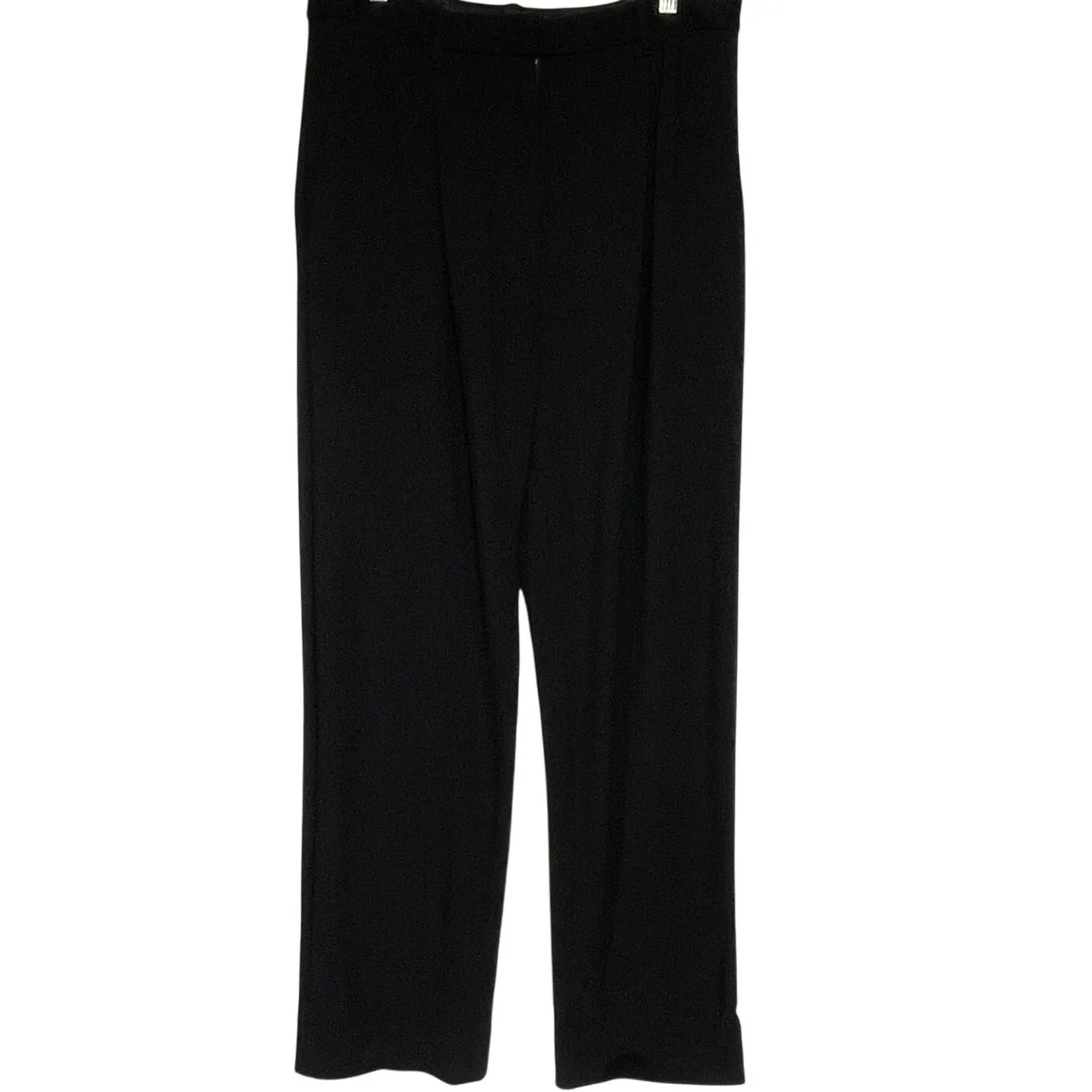 RAG & BONE Women’s Black Knit High-Waisted Wide Leg Trouser Pant - Image 3