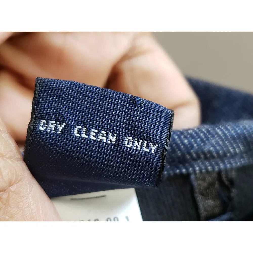 Gap Sheath Dress Womens Size 12 Cotton Blue Solid Off The Shoulder Back Zip - Image 5