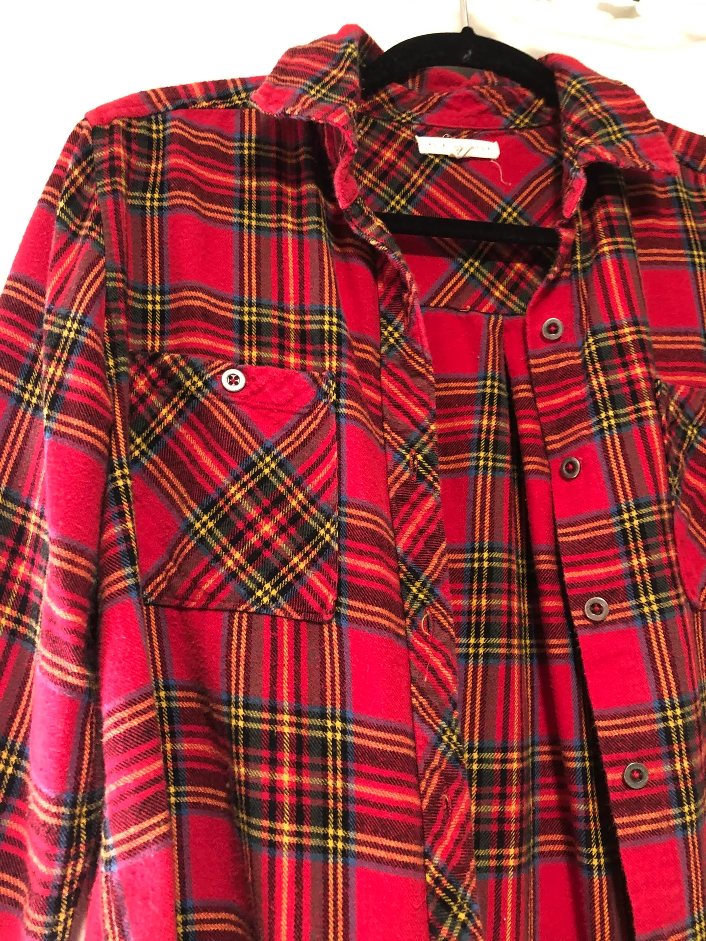L.A. Hearts red plaid flannel - Image 3