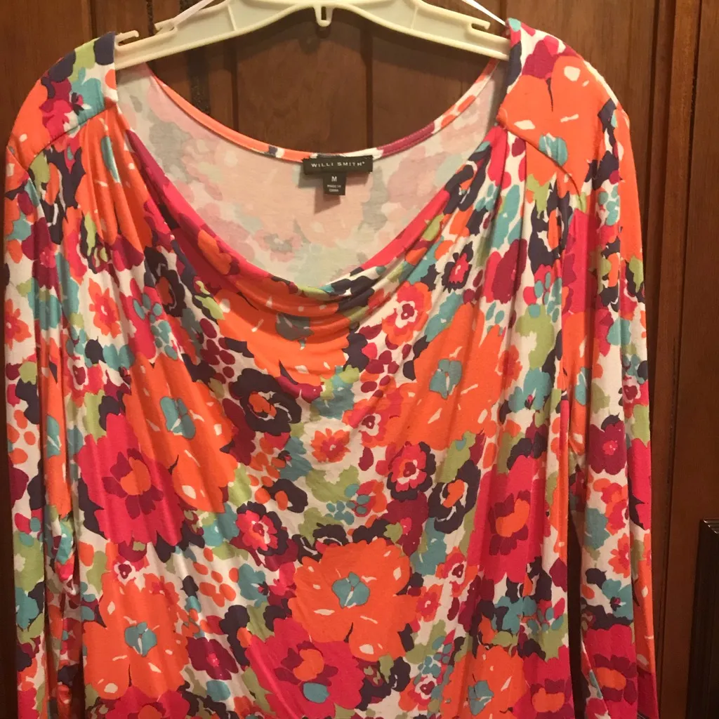 Willi Smith women’s size‎ medium floral top - Image 4