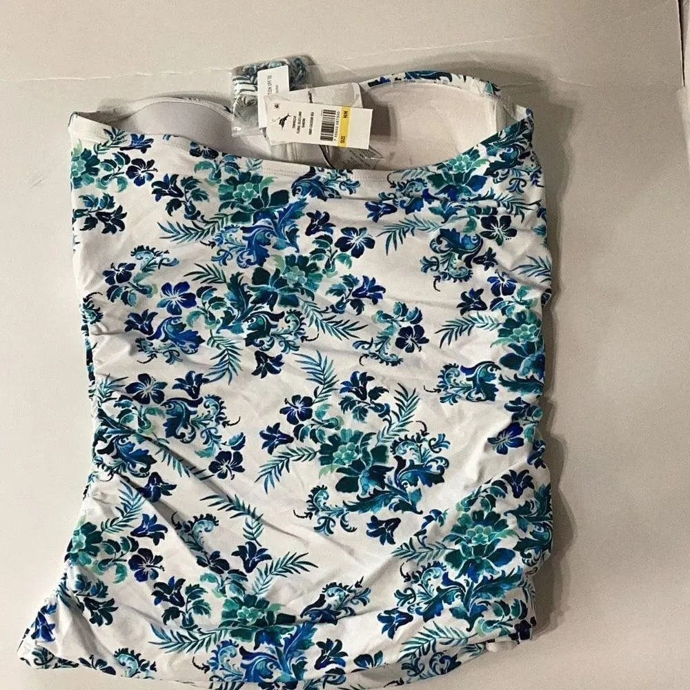 New. Tommy Bahama blue print swimsuit. MSRP $119.  Size 4 - Image 6