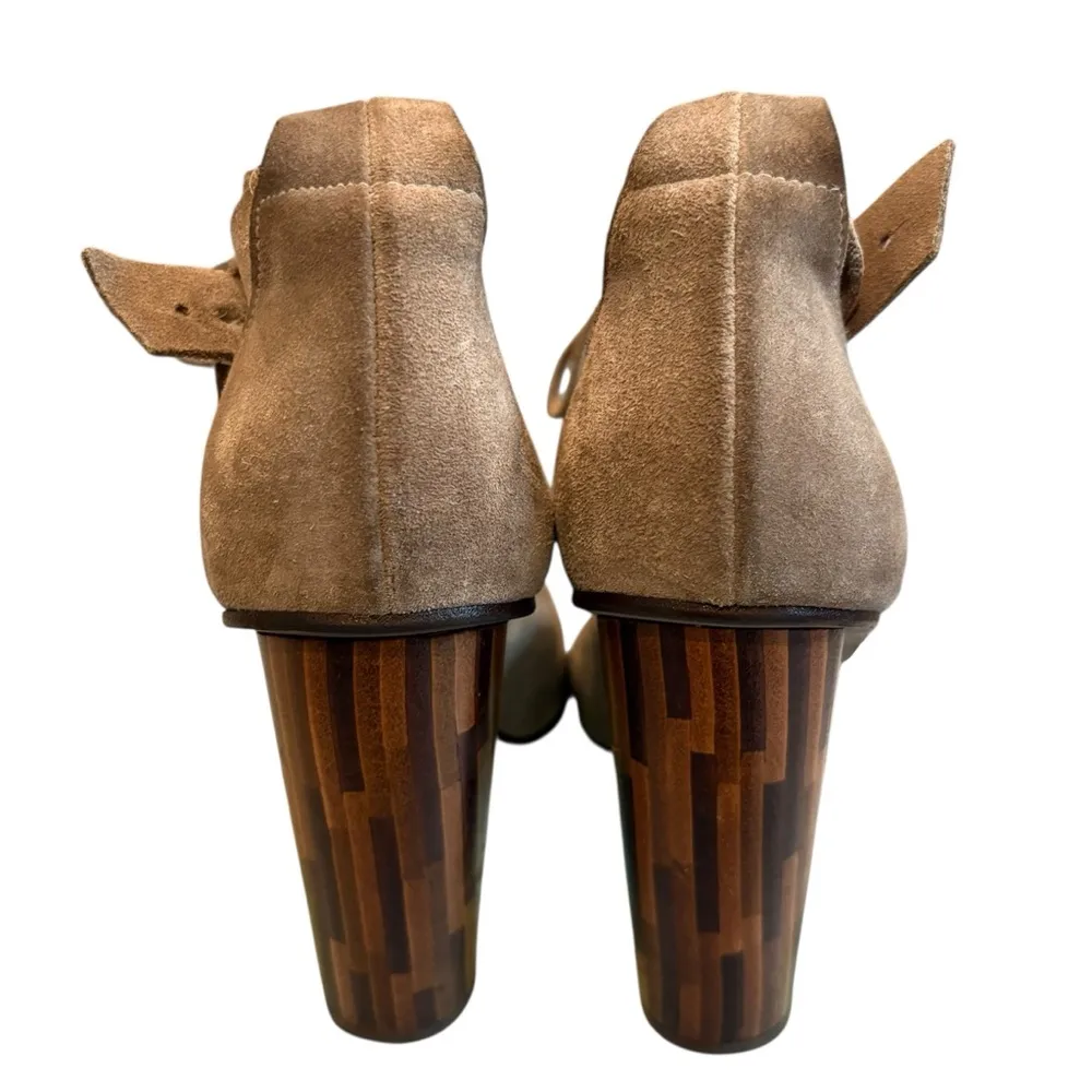 Free People Nouvella Wrap Taupe Heels Taupe, Sz EU39 - Image 10