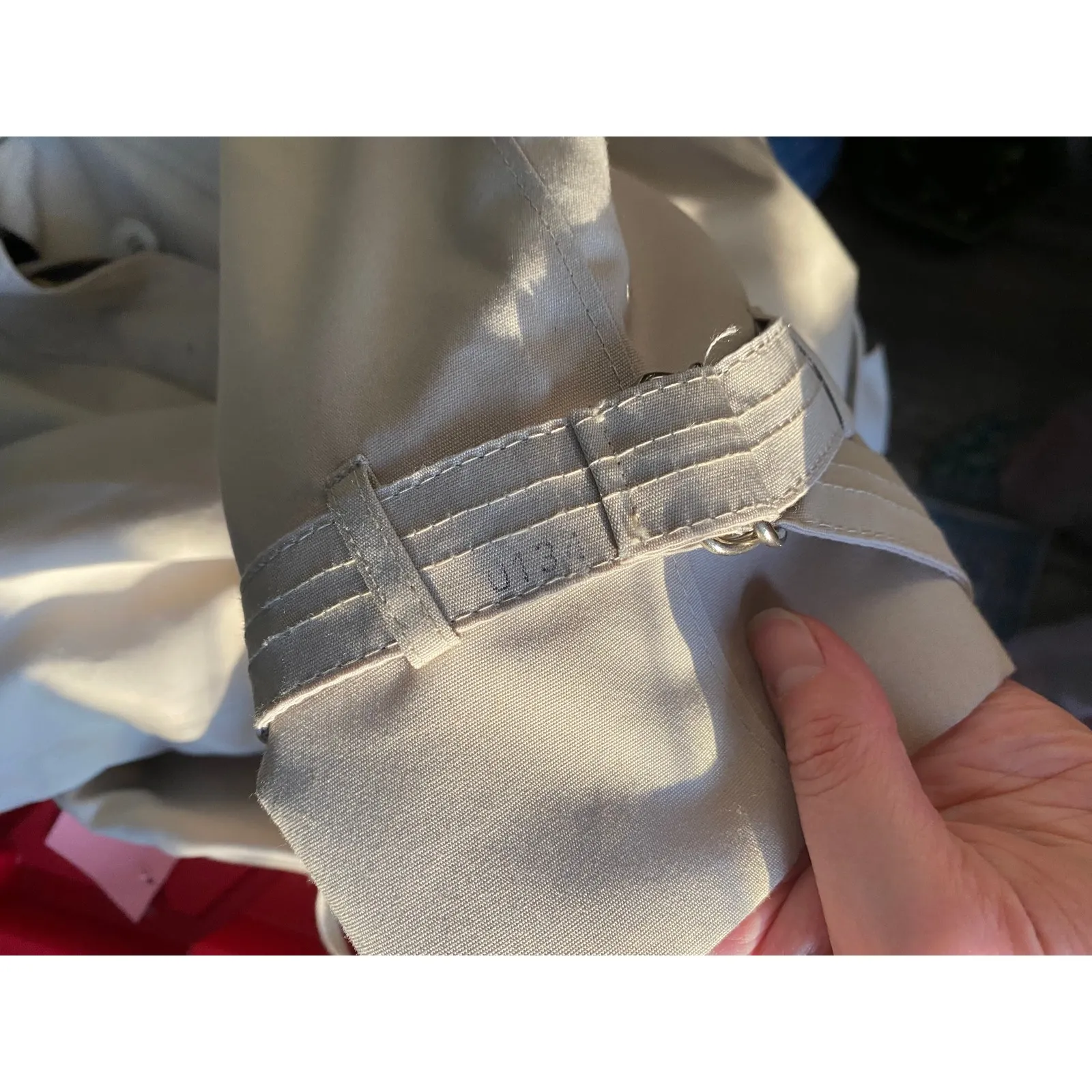 Vintage 90s Beige Trench Coat 10 Union Made Heritage Preppy Academia Longline Tan - Image 7