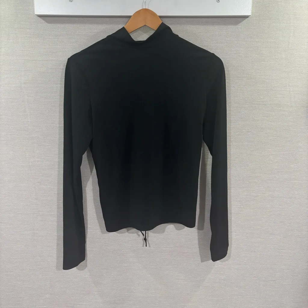 Thakoon X RTR Tie Back Black Turtle Neck Size‎ Medium - Image 6