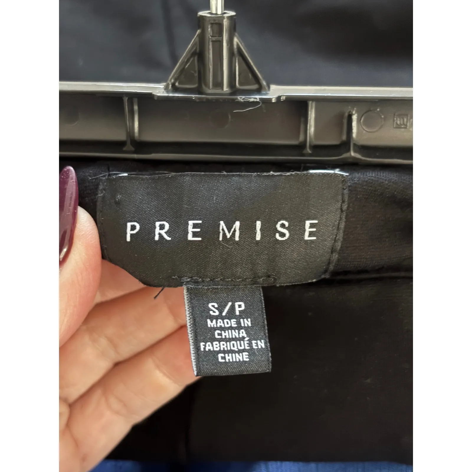 Premise Womens Black High Waisted Sailor Button Flare Leg Pants Size S - Image 5