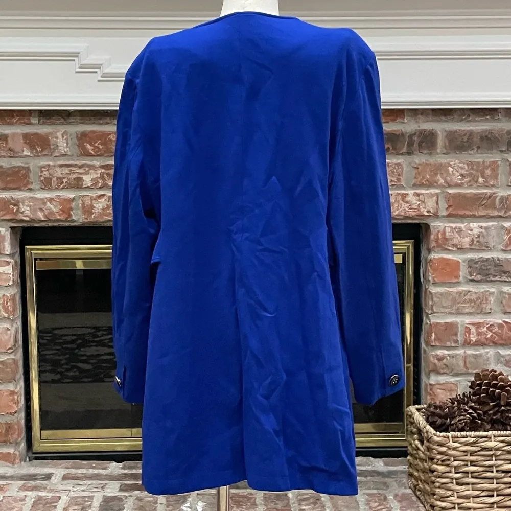 Chico’s royal blue button up jacket / L / Excellent condition - Image 6