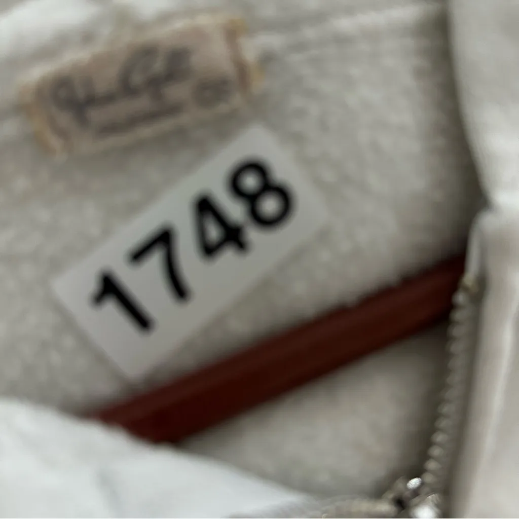 Brandy Melville Heaven Sent Full Zip Hoodie Womens OS White - Image 11