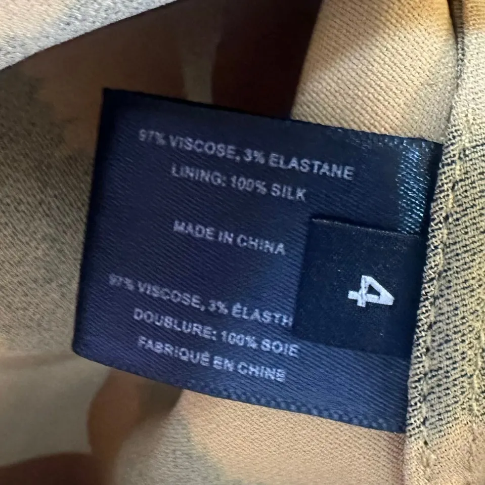 Proenza Schouler Tiger Print Tiered Crepe Dress - Image 9