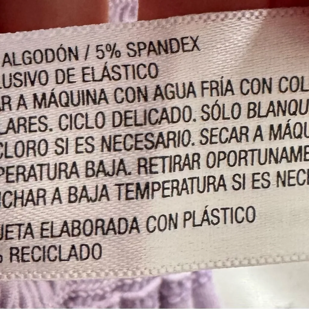 Wild Fable Y2K Lilac purple lavender Smocked spaghetti straps crop top, size S - Image 8