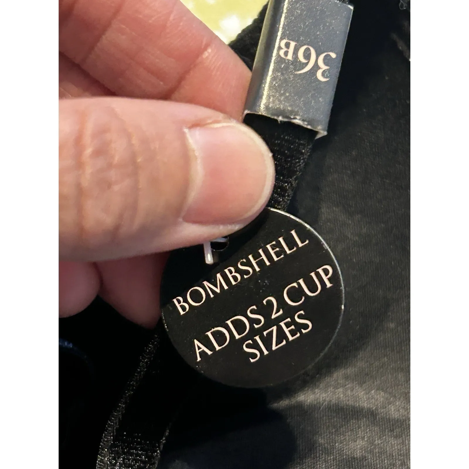 NWT Victoria’s Secret Bombshell Lace Mesh Push-Up Bra Black 36B - Image 7