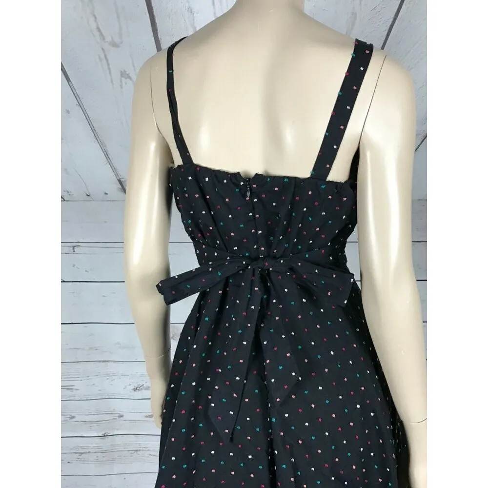 HEART SOUL Colorful Polka Dot Cotton Dress NWT L Black Size undefined - Image 12