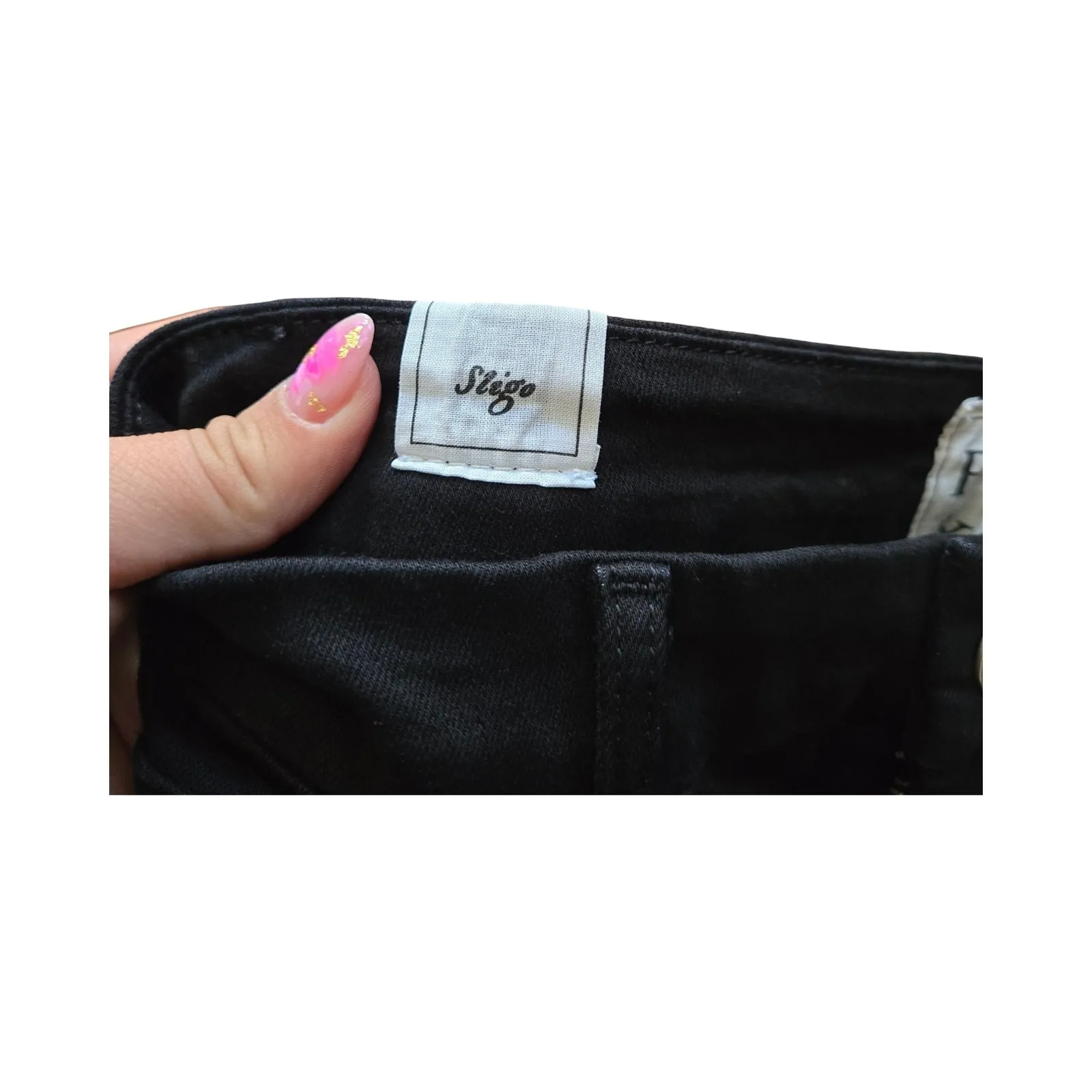 Frank & Eileen Black Sligo Jeans Size: 27 - Image 5