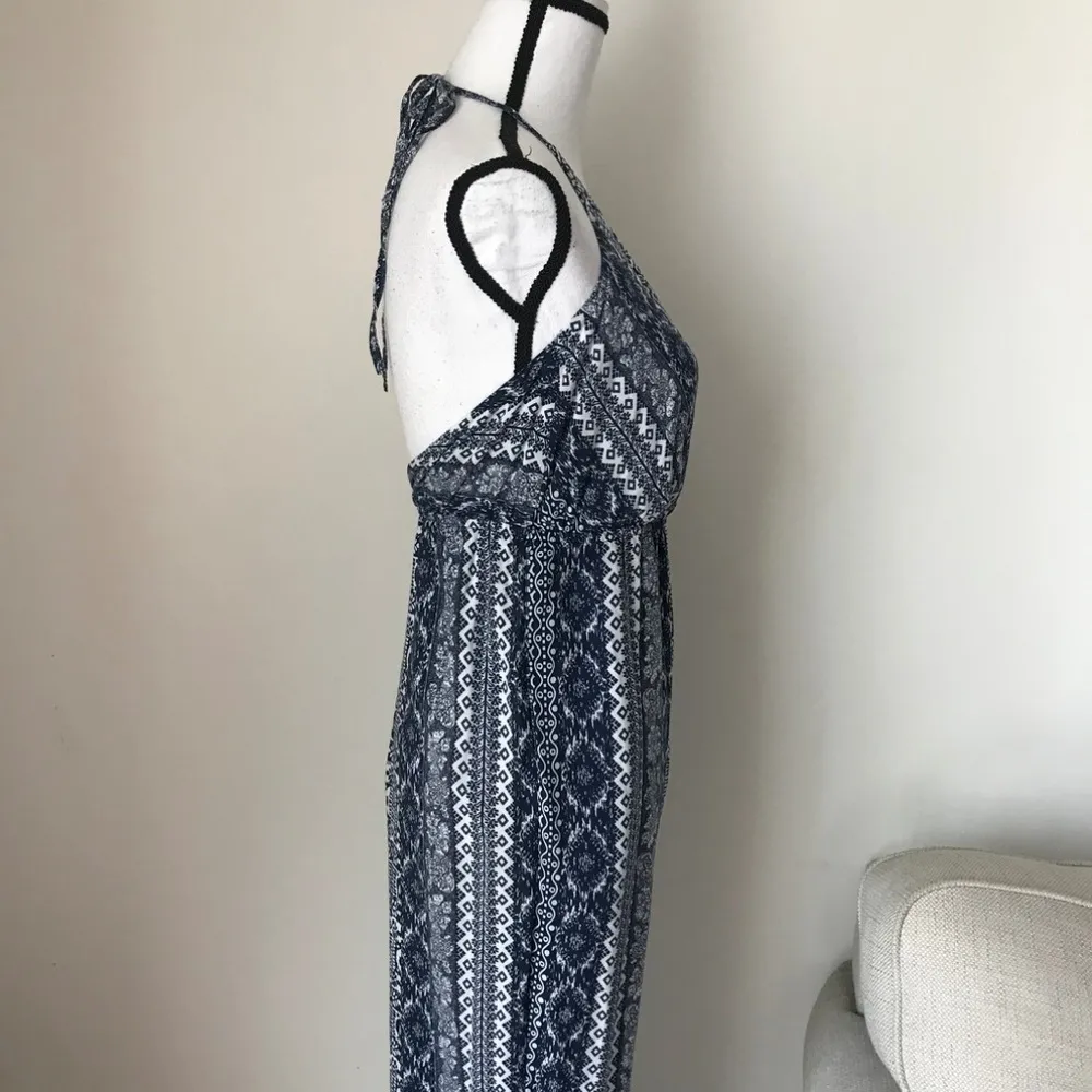 Printed Blue Jumpsuit - Image 3