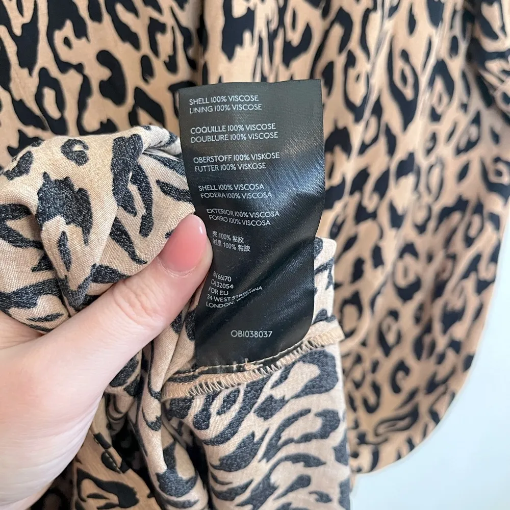 NWT Anthropologie MacKenzie Leopard Midi Dress - Image 12