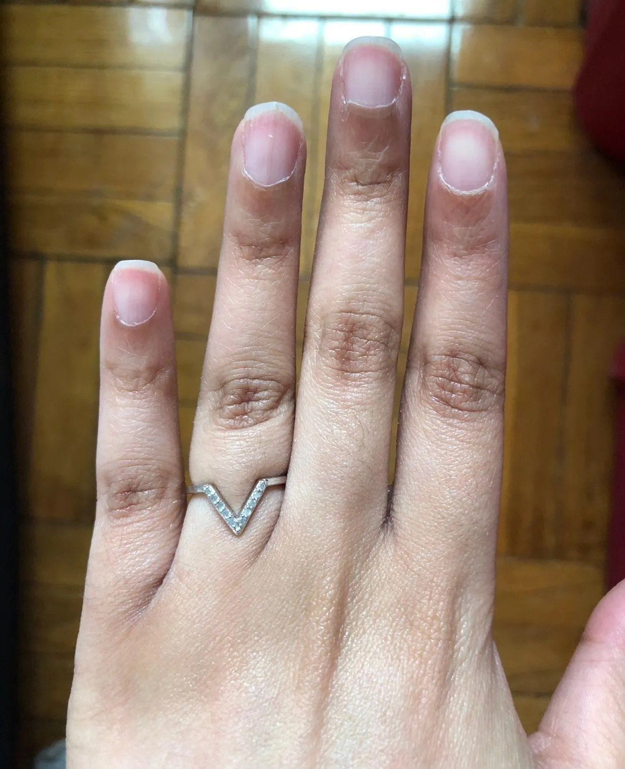 Sterling Silver Diamond Ring - Image 3