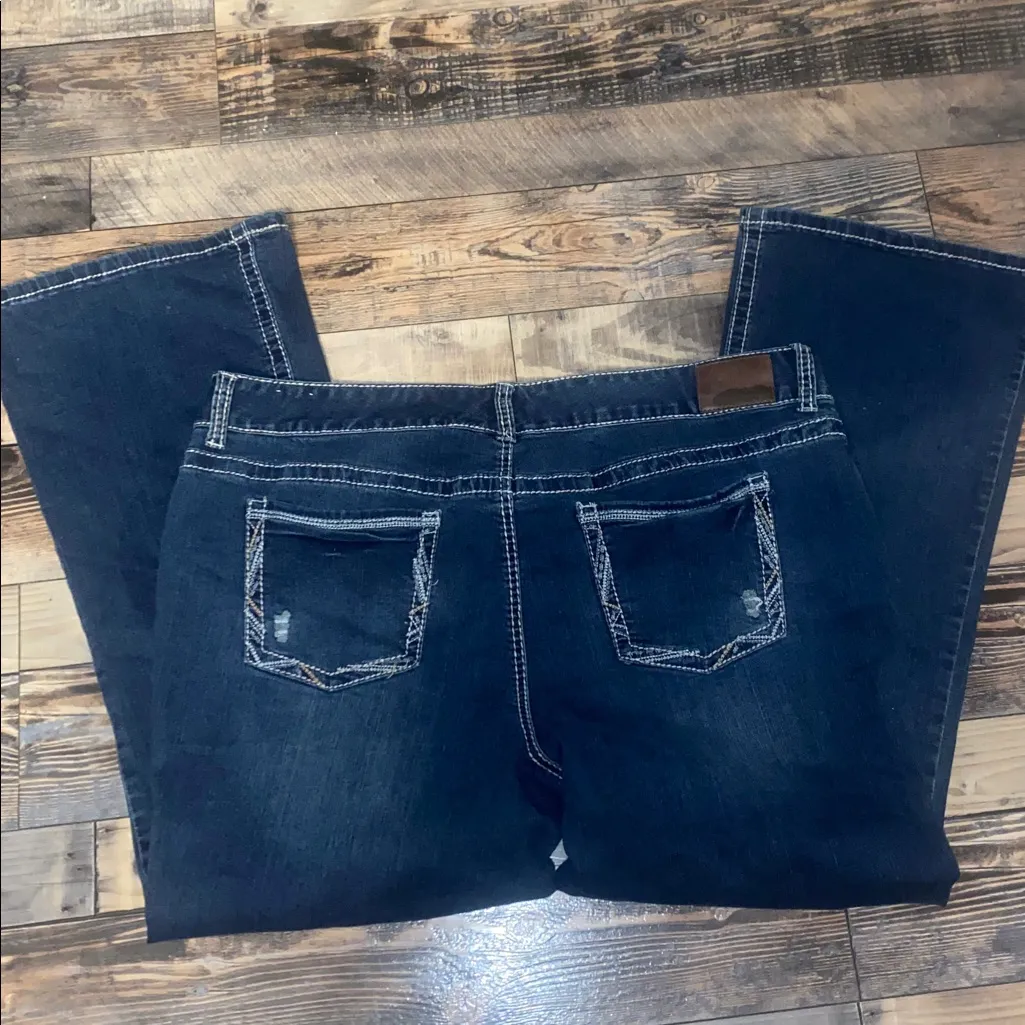 Dark Blue Maurice’s Women's Bootcut Jeans size 24 - Image 3