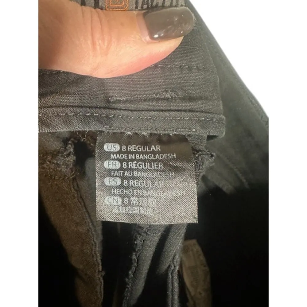 5.11  Tactical Black Cotton Blend Durable Casual Cargo Work Pants Women Sz 8 - Image 12